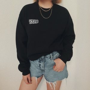 NWOT Obey Black Crewneck Graphic Sweatshirt